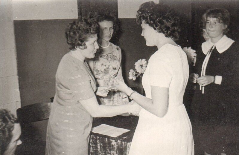 foto, Paide Keskkooli 39.lennu lõpuaktus ja pidu 1963