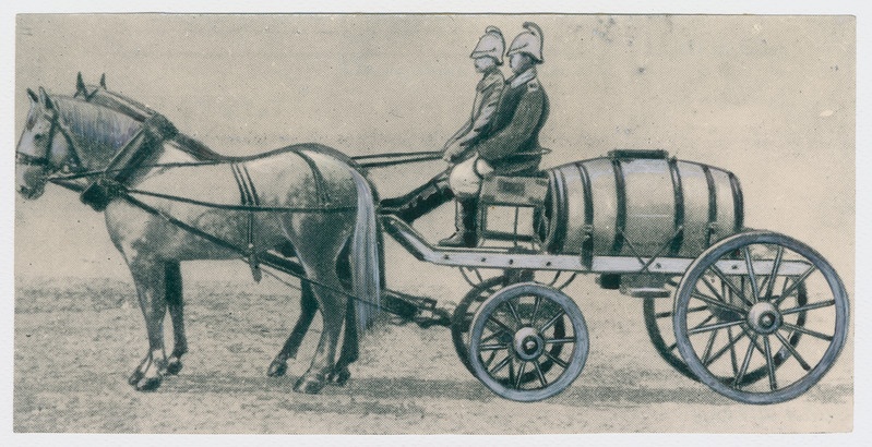 Tuletõrjetehnika areng: hobuveok veevaadiga