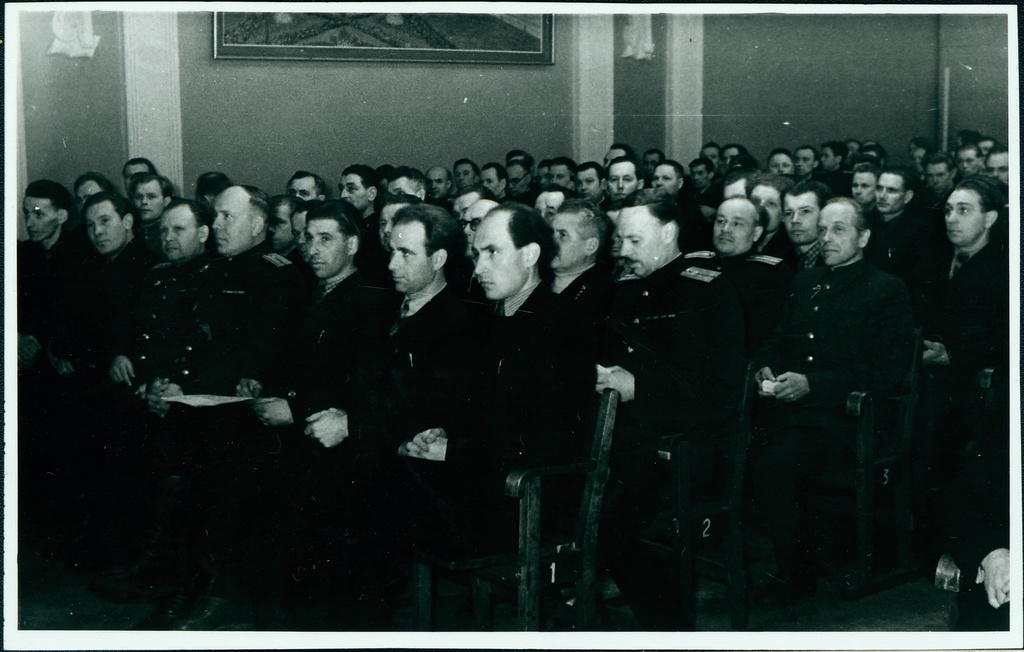 Vabariiklik tuletõrjetöötajate nõupidamine: vaade saali, 1958.a.