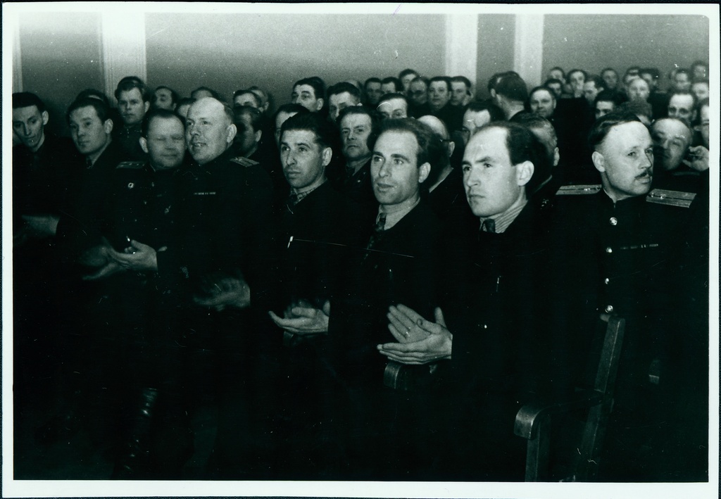 Vabariiklik tuletõrjetöötajate nõupidamine: vaade saali, 1958.a.