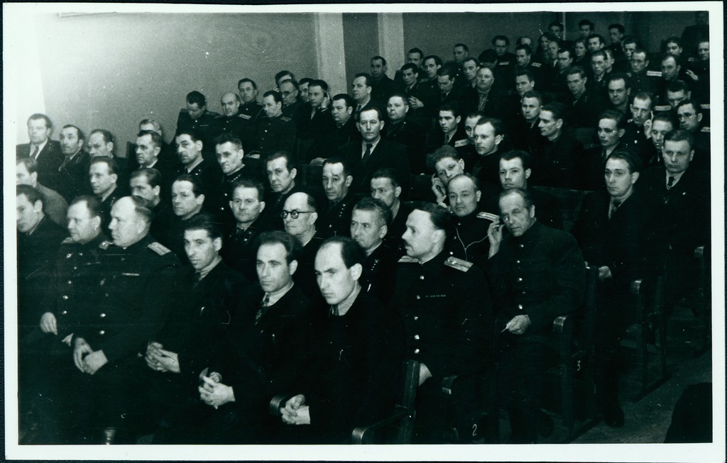 Vabariiklik tuletõrjetöötajate nõupidamine: vaade saali, 1958.a.