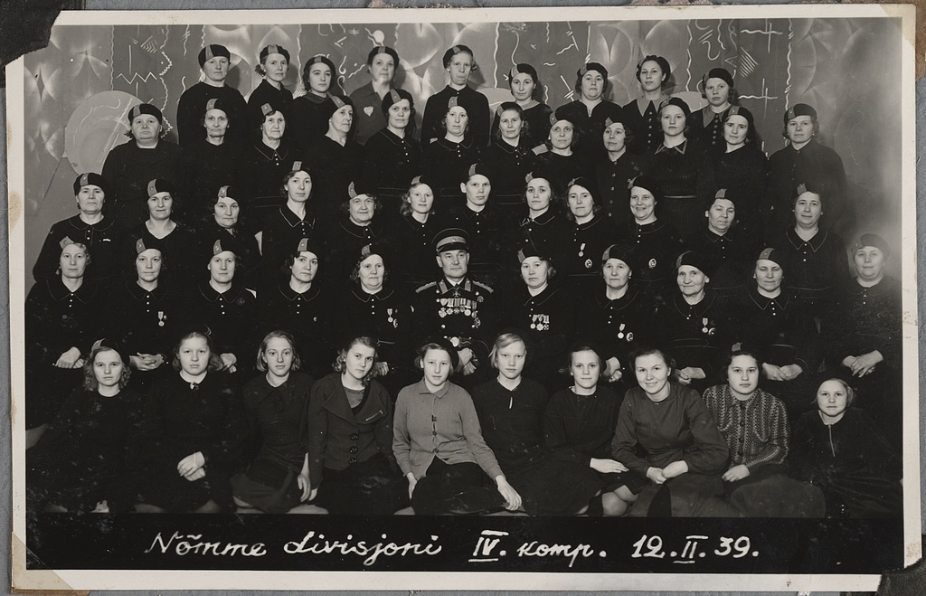 Nõmme divisjoni IV kompanii, 1939.a.