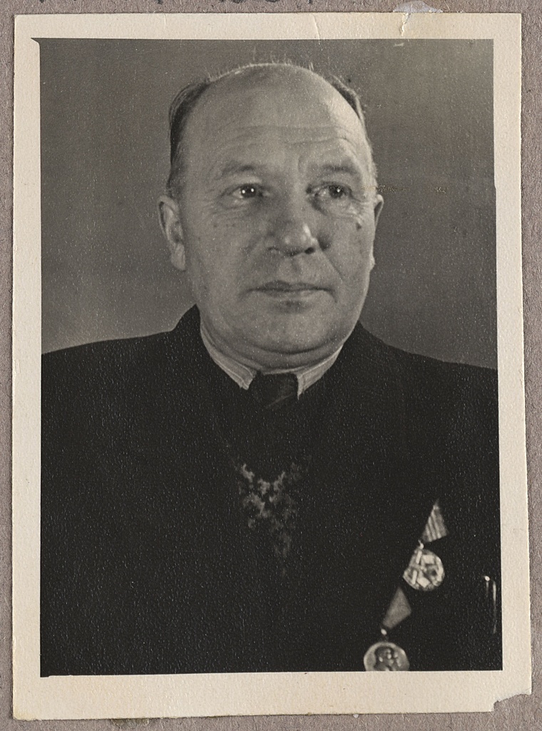 Nõmme Tuletõrjeühingu nõukogu esimees R.Vennola, 1953.a.