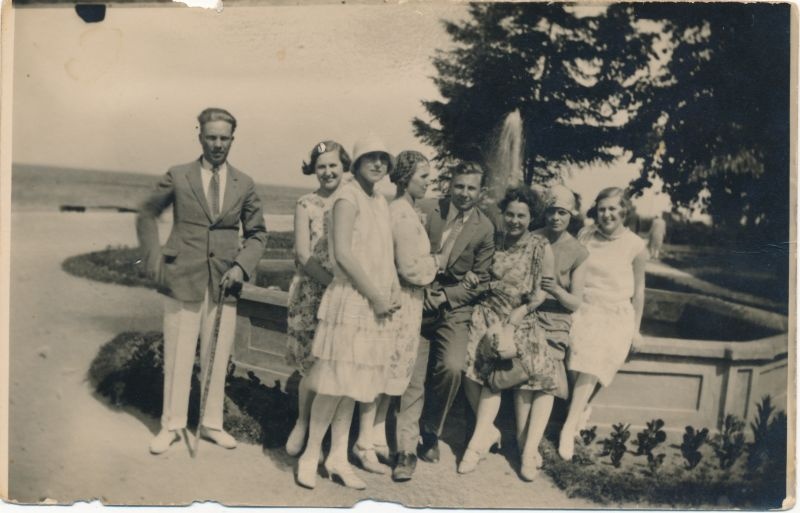 Photo. Summers at Haapsalu Promenade at the blowership, 1928