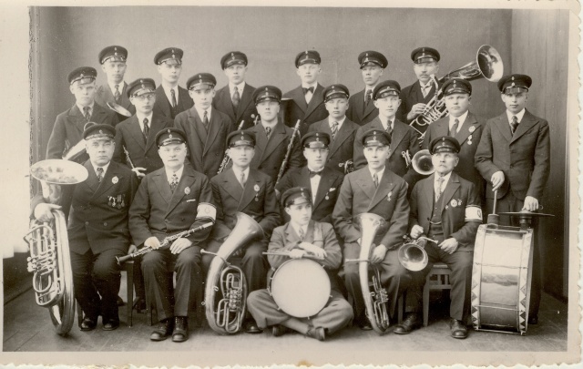 grupifotol Paide Tuletõrjeühingu orkester 1930-ndad