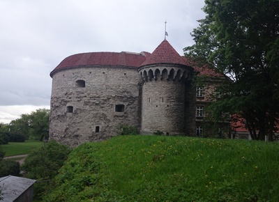 Tallinn, Suur Rannavärav talvel, vaade läänest. rephoto