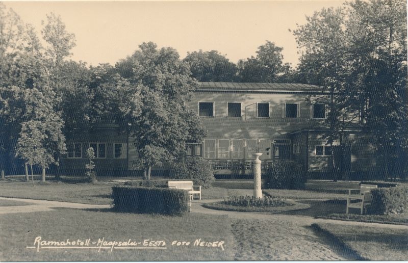 Photo. Rannahotell. Black and white.