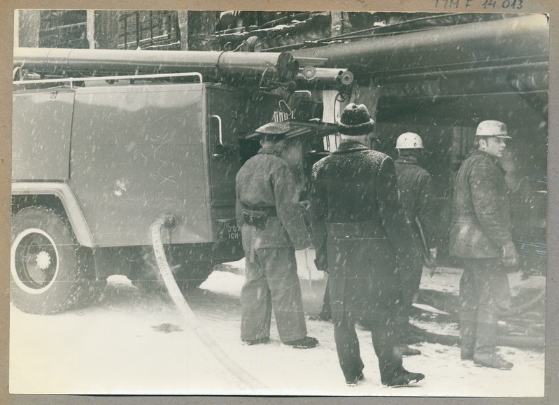 Kiviõli IV KTÜ II vahtkond kombinaat Kiviõli sünteesitsehhis väljasõiduõppusel