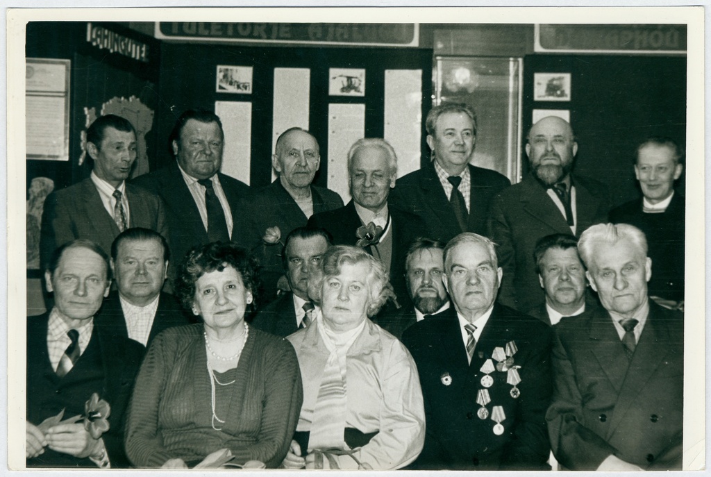 Grupifoto: Nõmme tuletõrjekomando veteranid.
