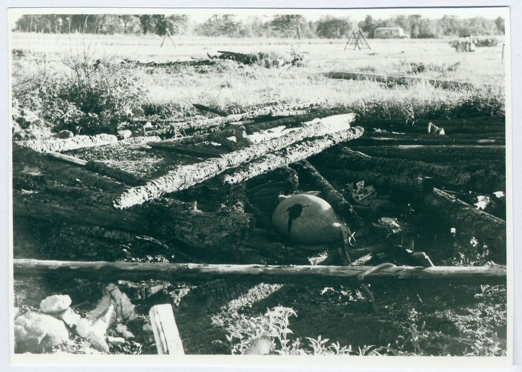 Tulekahju koht Randla külas 1959