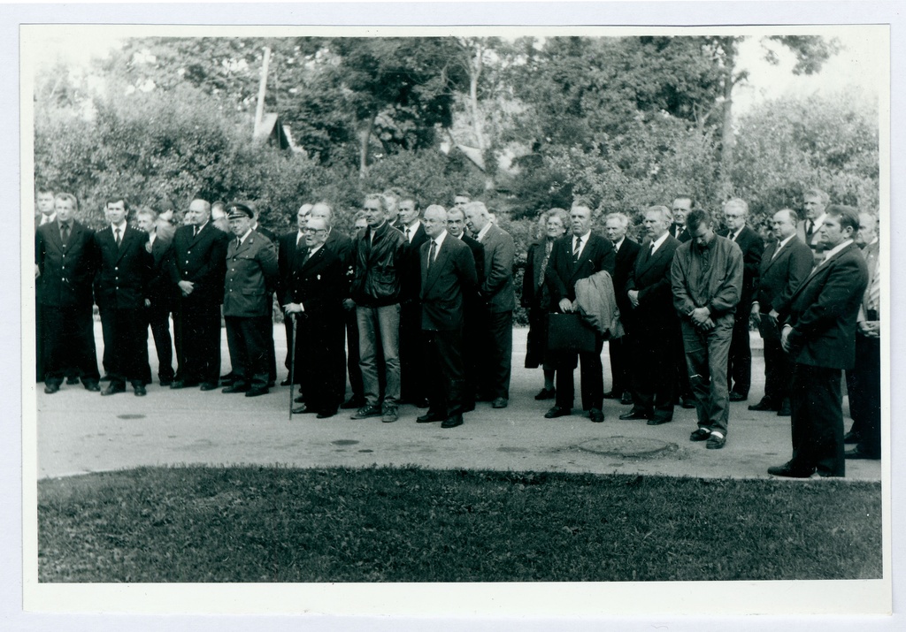 Eesti Tuletõrje 75. aastapäeva tähistamine. Üritusest osavõtnud. 1994.