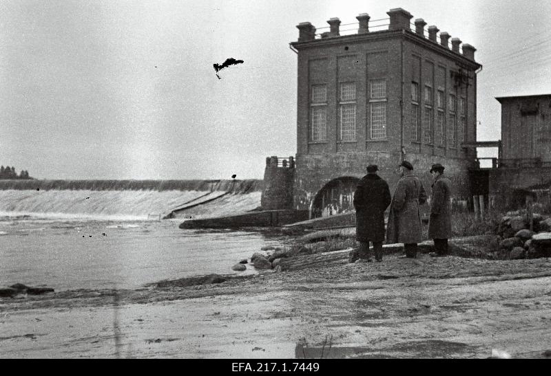 Sindi Tekstiilivabriku jõujaama üldvaade.