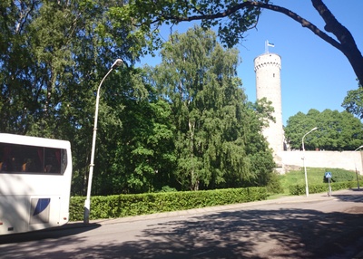 Tallinn, Toompea loss, vaade Falgi teelt. rephoto