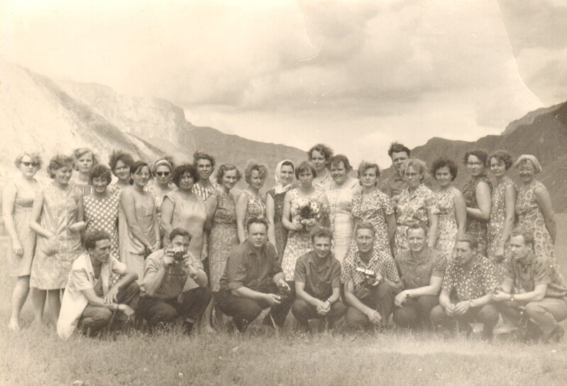 foto Paide õpetajad ekskursioonil 1970-ndad