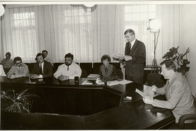 foto Järvamaa Kultuurifondi sponsorlepingute sõlmimine Paide 1994