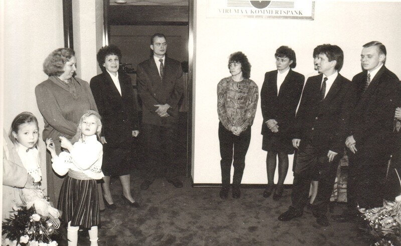 foto Paide kommertskeskuses Kommertspanga avamine 1994