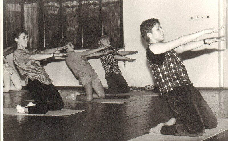 foto aeroobikatund Paide võimlemiskoolis 1994