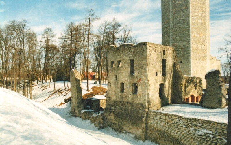foto, Paide Vallimäe vaade 1990-ndatel a.