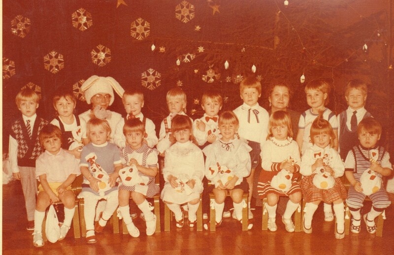 foto, Paide 2. Lastepäevakodu jõulupidu 1989.a. 1989.a.