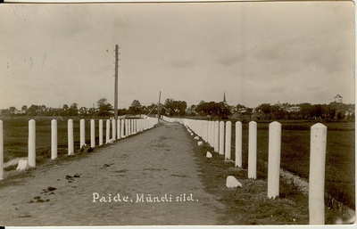foto, Mündi sild enne Paidet 20.saj. esimesel poolel  duplicate photo
