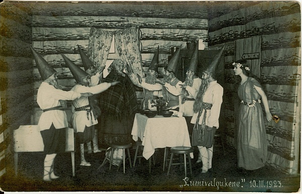 foto, etendus Lumivalgeke Paides 1923.a.