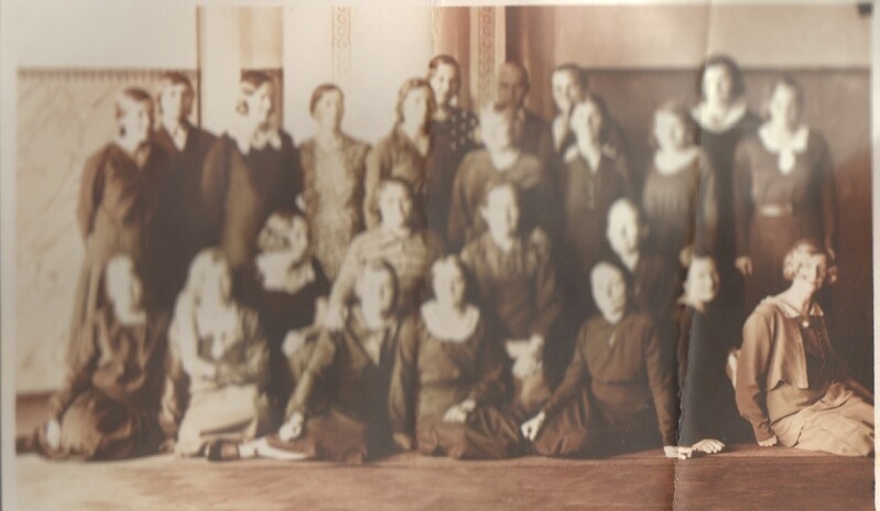 grupifoto, Kirna mõisahoones asuvas algkoolis 1930-ndatel a.