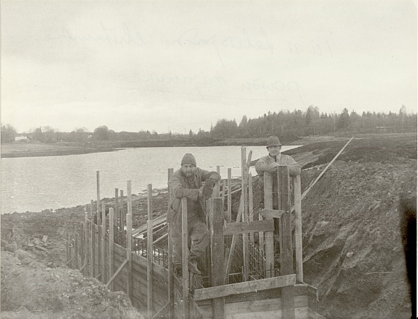 foto, Türi tehisjärve ehitamine 1992