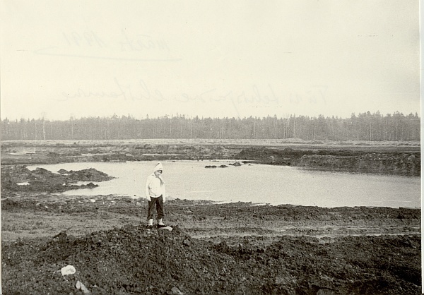 foto, Türi tehisjärve ehitamine 1991