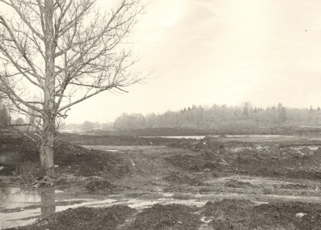 foto, Türi tehisjärve ehitamine 1990