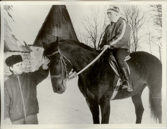 foto, Alliku sovhoosis 1987.a.