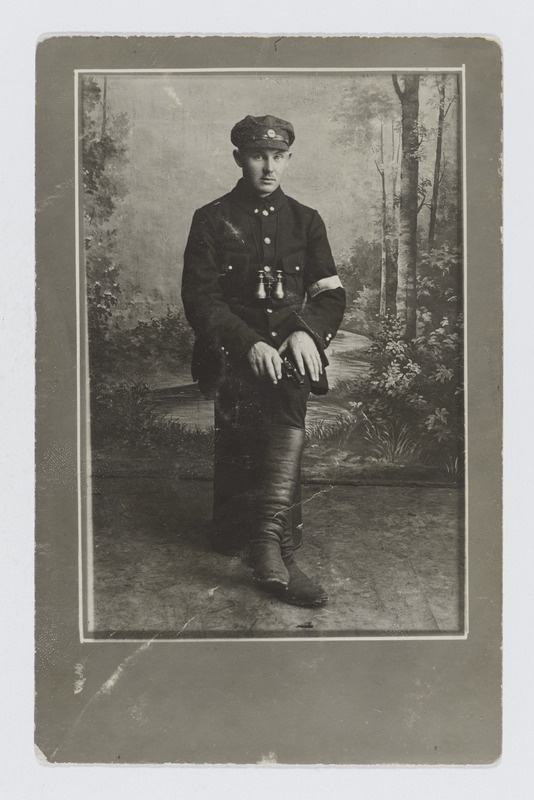 Voldi küla noormees Vabadussõja päevil, portree