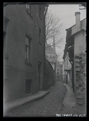 Tallinn. Müürivahe tänav. Müürivahe-põik otsast Nikolai kiriku suunas  duplicate photo