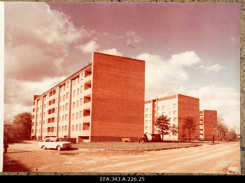 Viljandi Kolhoosiehituskontori elumajad.