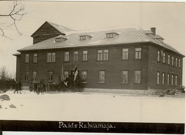 foto, Paide Rahvamaja 1929.a.