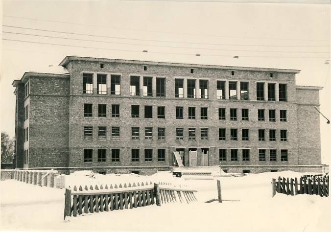 Construction of Kohtla-Nõmme Secondary School