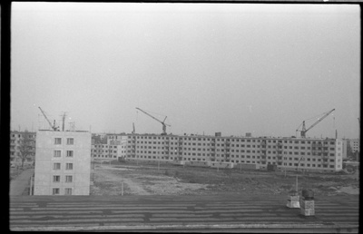 Construction of apartment buildings in Mustamäe 5th micro district.  similar photo