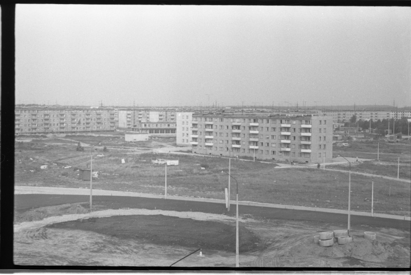 Construction of apartment buildings in Mustamäe 5th micro district.
