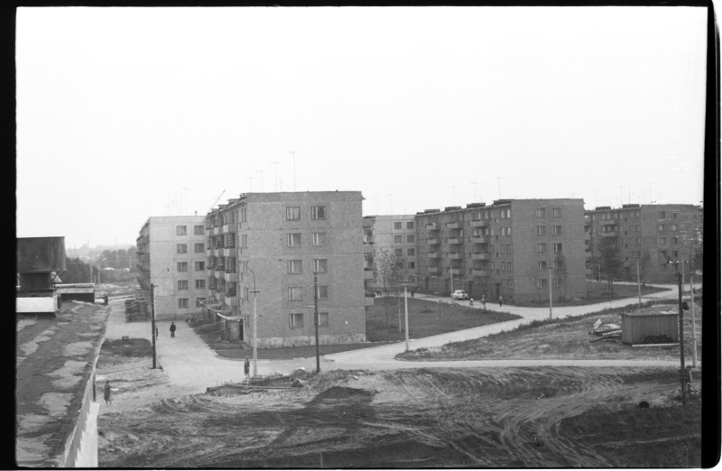 Construction of apartment buildings in Mustamäe 5th micro district.