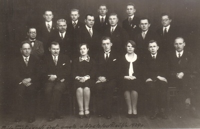 fotokoopia, Paide Tööstuskooli õpetajad ja meistrid 1929-30-ndatel a.  duplicate photo