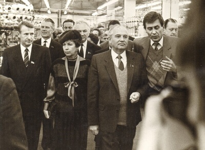 foto, M.S.Gorbatšov Tallinnas "Maratis" 19..02.1987.a.  duplicate photo