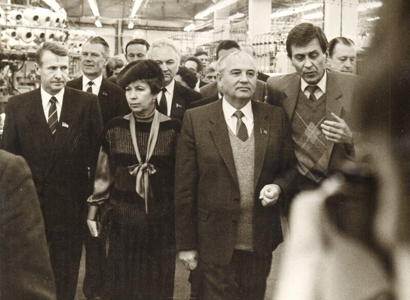 foto, M.S.Gorbatšov Tallinnas "Maratis" 19..02.1987.a.