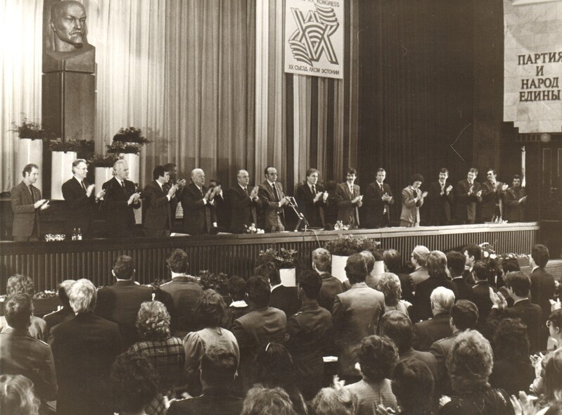 foto, M.S.Gorbatšovi kohtumine ELKNÜ delegaatidega Tallinnas 19.02.1987.a.