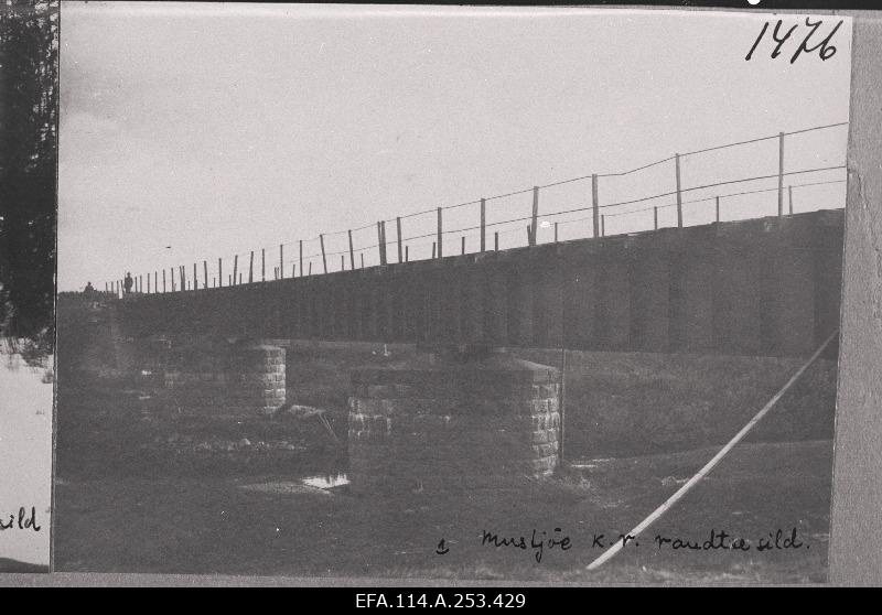 Vabadussõda. Mustjõe raudteesild.
