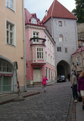 Tallinn, Pika jala värav, vaade Pika jala poolt. rephoto