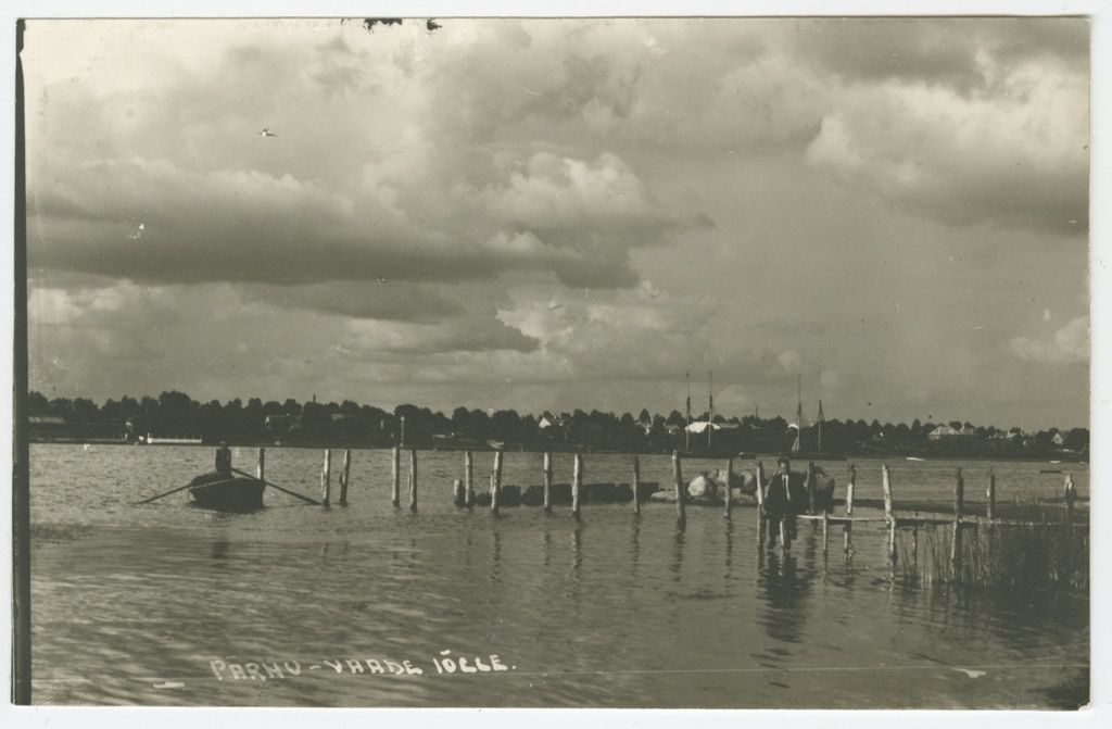 Pärnu. View of the river