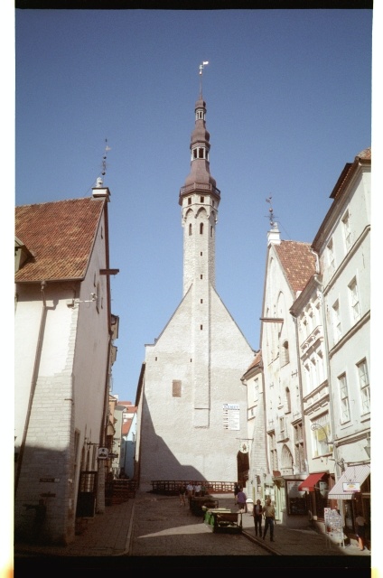 View of Old Market's neck to Tallinn Raekoja