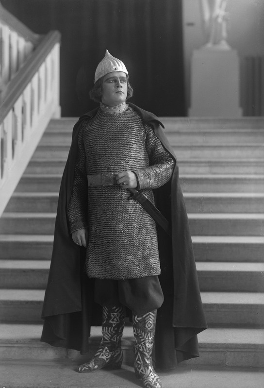 Aarne Viisima, rolliportree, tundmatu roll, Estonia, ca 1929