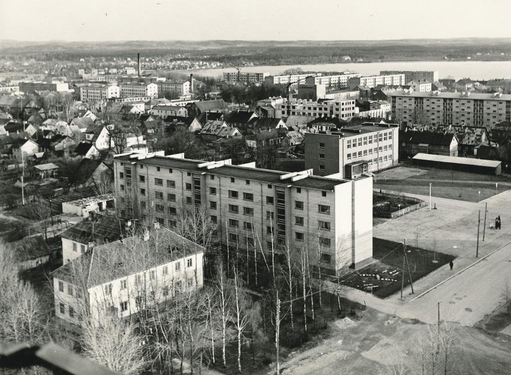 Photo. View of the city of Võru towards the south-east.