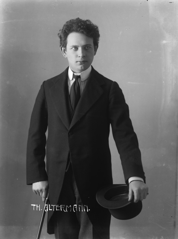 Theodor Altermann, portree, ca 1911
