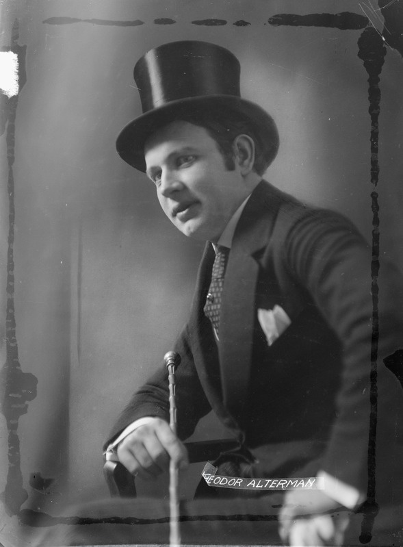 Theodor Altermann, portree, ca 1913
